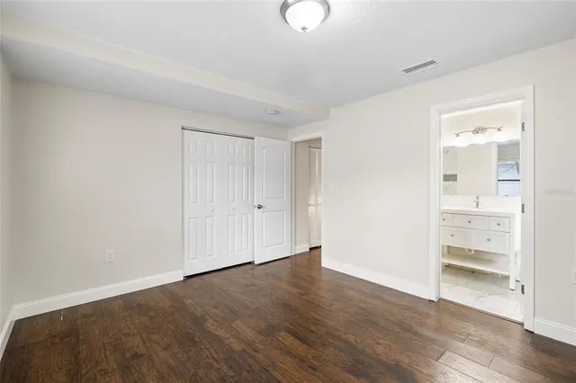 wooden floor in an empty room