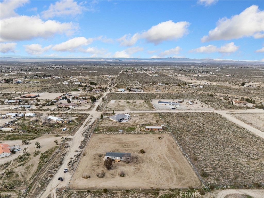 11623 Desert View Road Pinon Hills, CA 92372 - Photo 46 of 47 an aerial view of residential houses with outdoor space