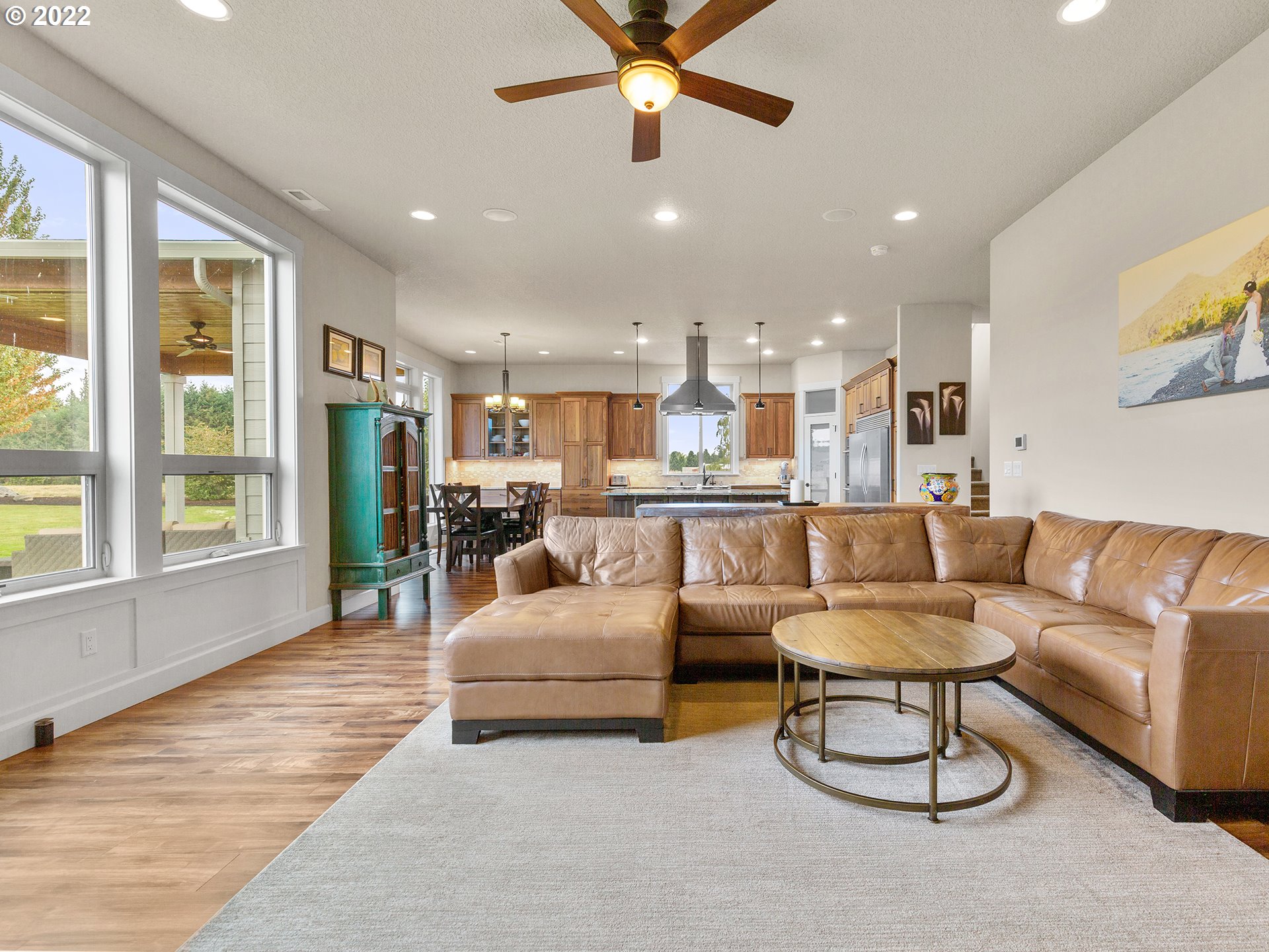 4820 Northwest 209th Street Ridgefield, WA 98642 - Photo 5 of 28 a living room with furniture and a large window
