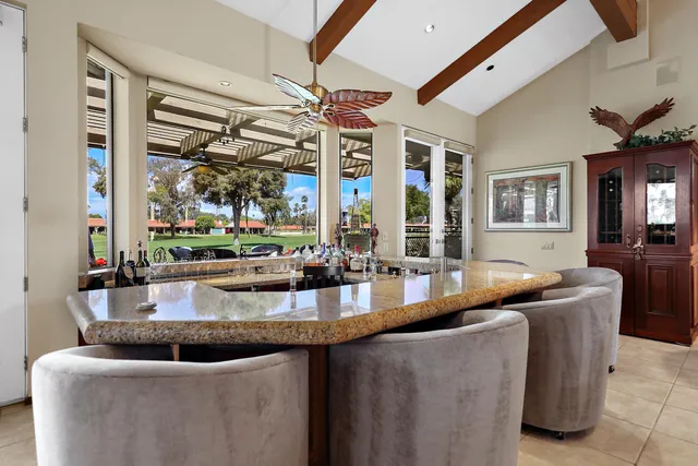 a room with lots of counter top space