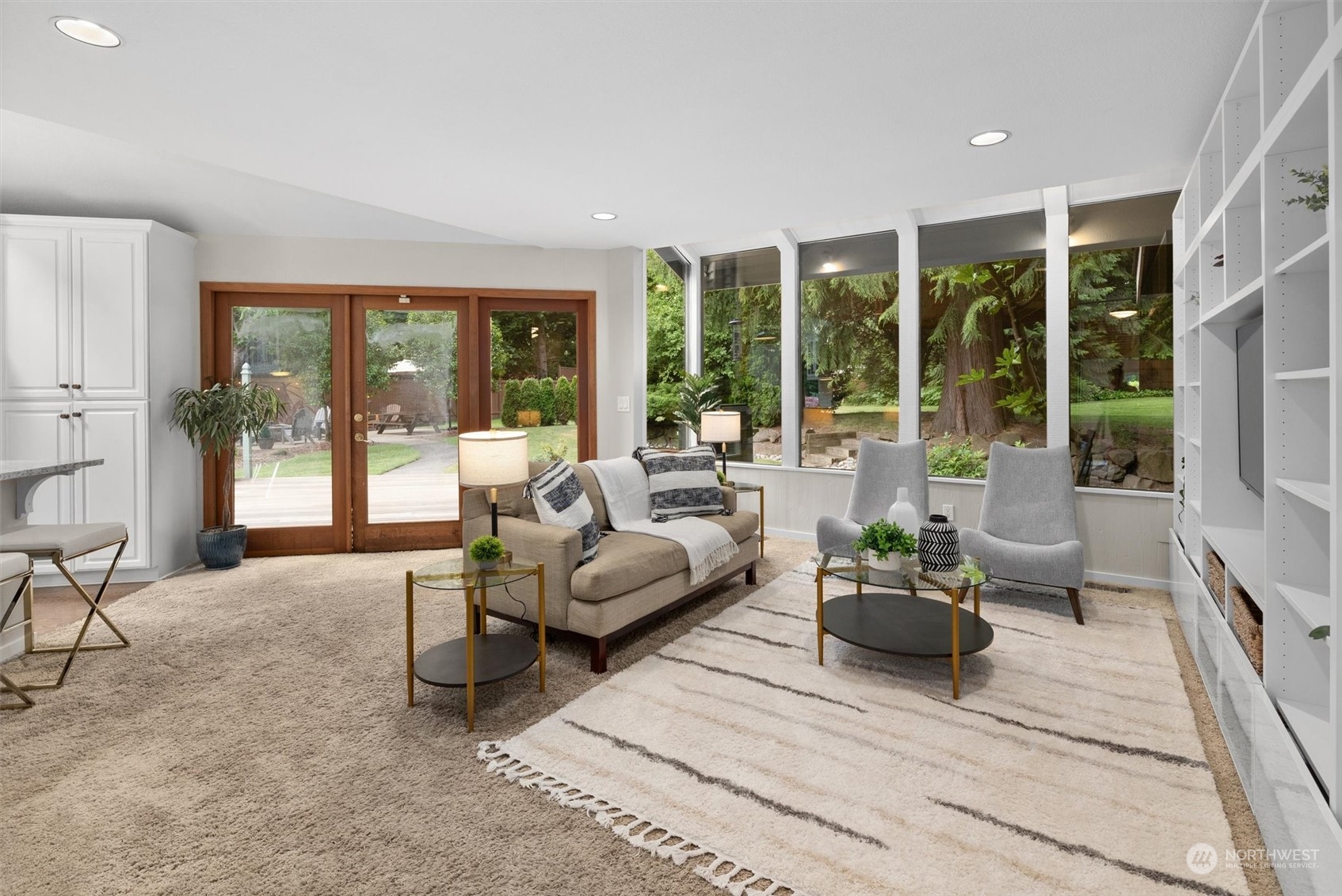 20622 37th Avenue Southeast Bothell, WA 98021 - Photo 13 of 38 a living room with furniture and large windows