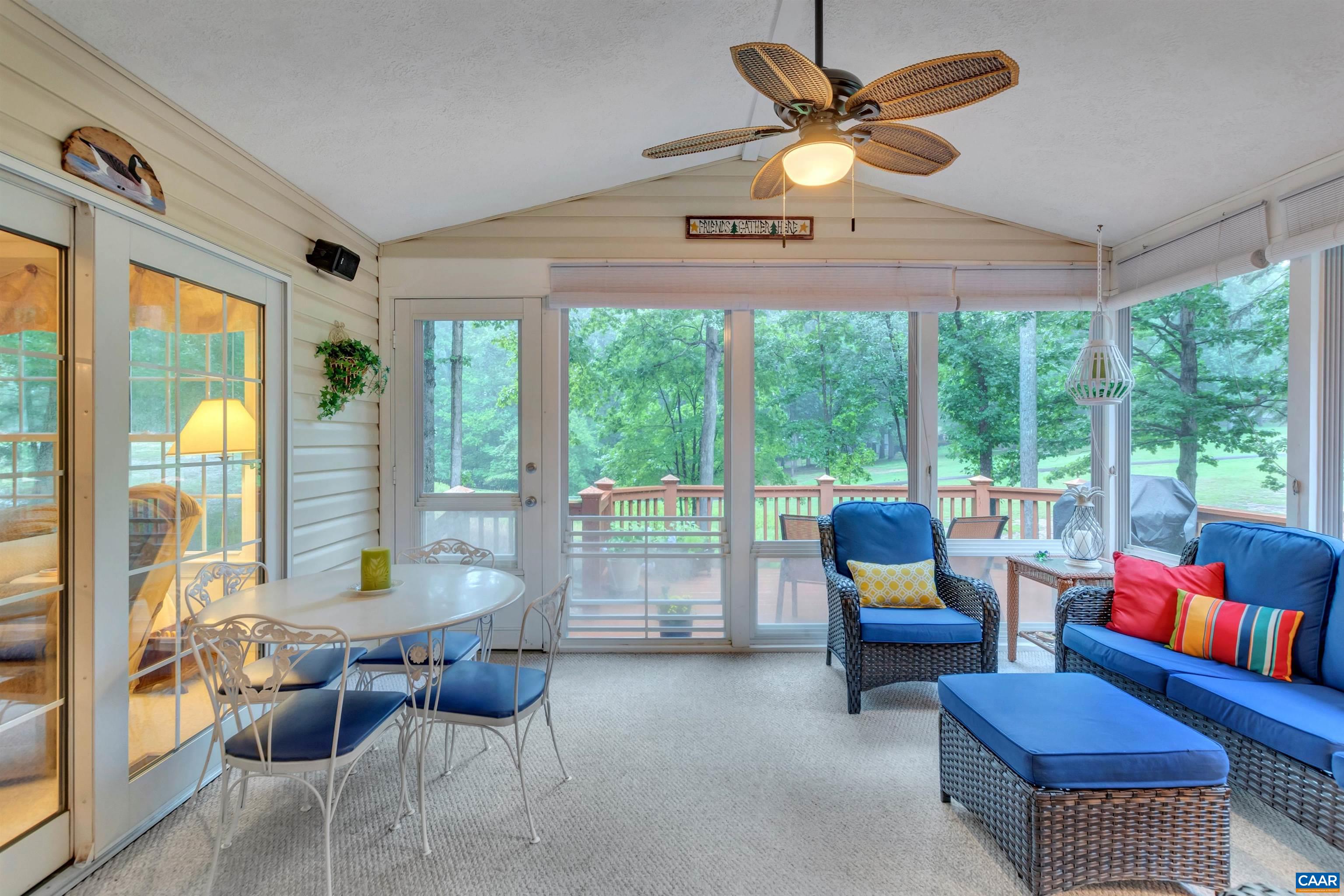 8 Out Of Bounds Road Palmyra, VA 22963 - Photo 28 of 66 a living room with furniture and a large window