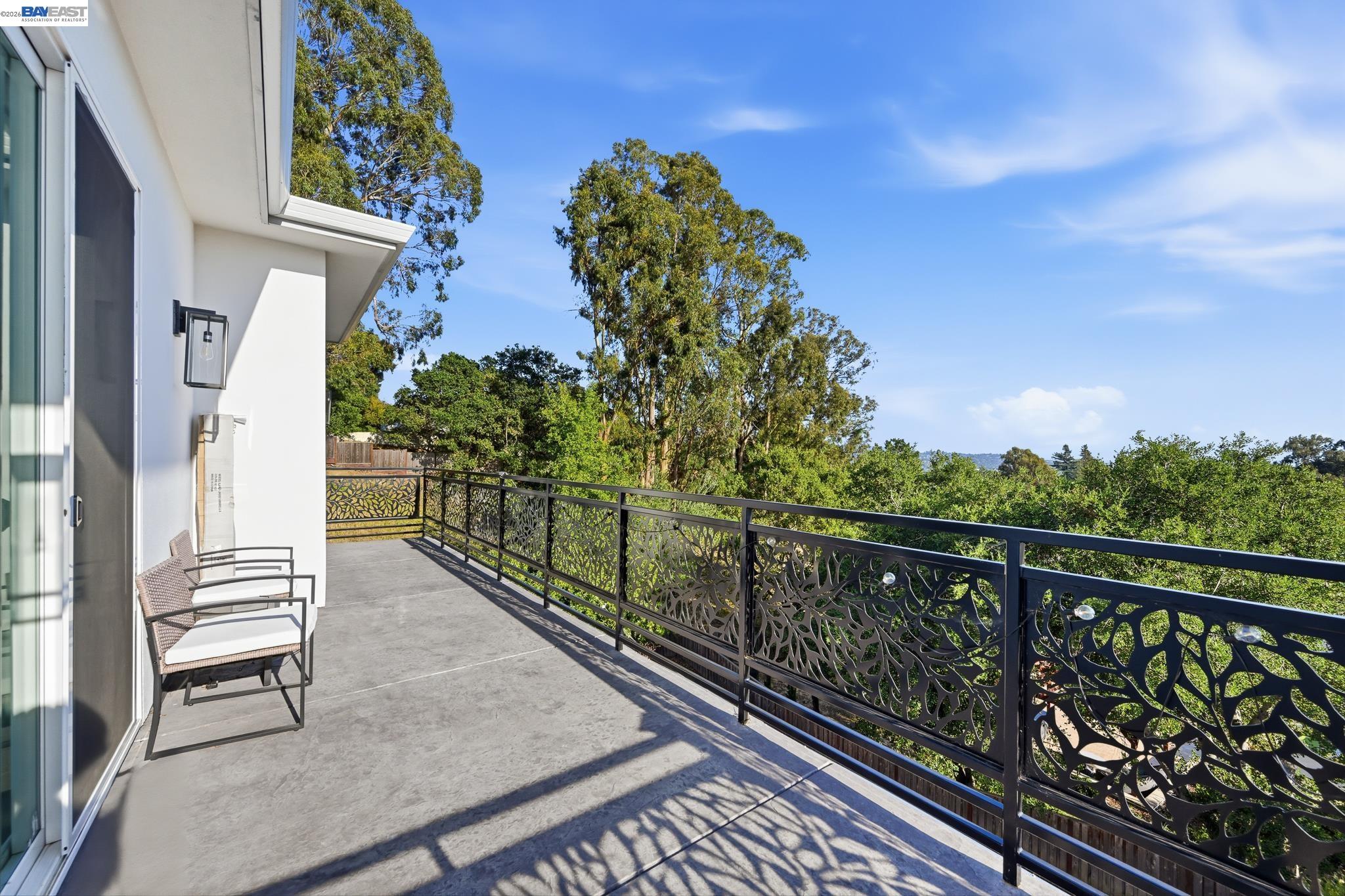 4683 Proctor Road Castro Valley, CA 94546 - Photo 36 of 88 a view of balcony with wooden floor and fence