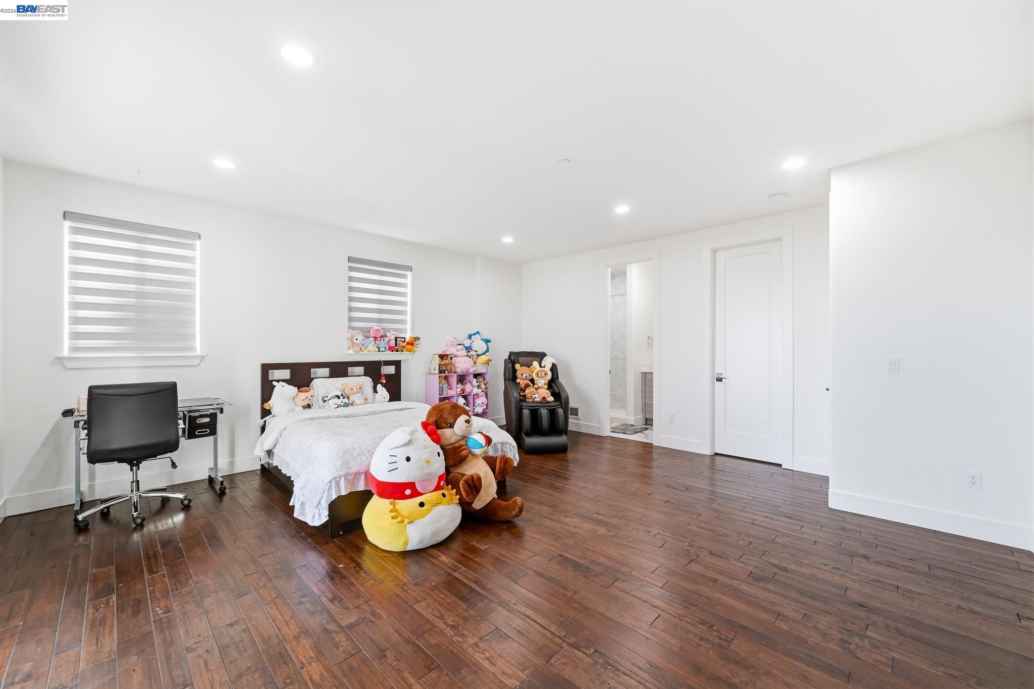 4683 Proctor Road Castro Valley, CA 94546 - Photo 61 of 88 a view of a room with wooden floor and gym equipment