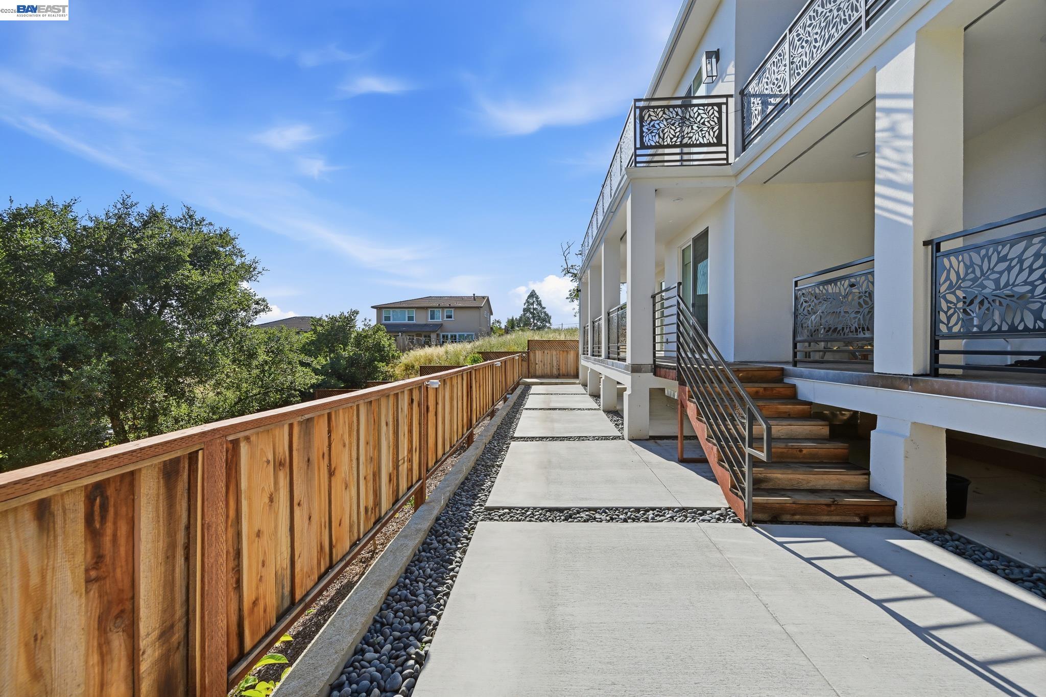 4683 Proctor Road Castro Valley, CA 94546 - Photo 72 of 88 a view of a balcony with wooden floor and fence