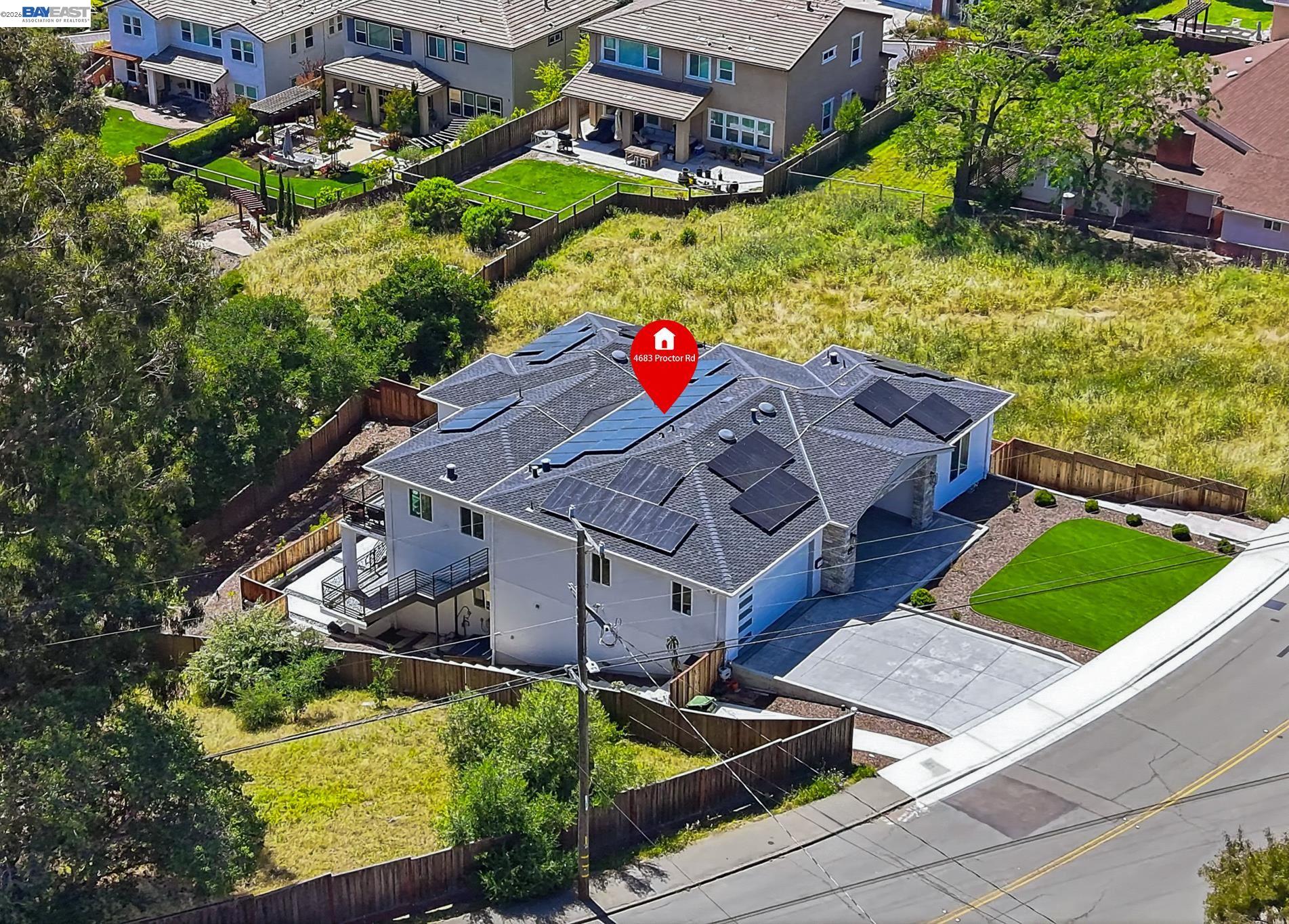 4683 Proctor Road Castro Valley, CA 94546 - Photo 83 of 88 an aerial view of a house