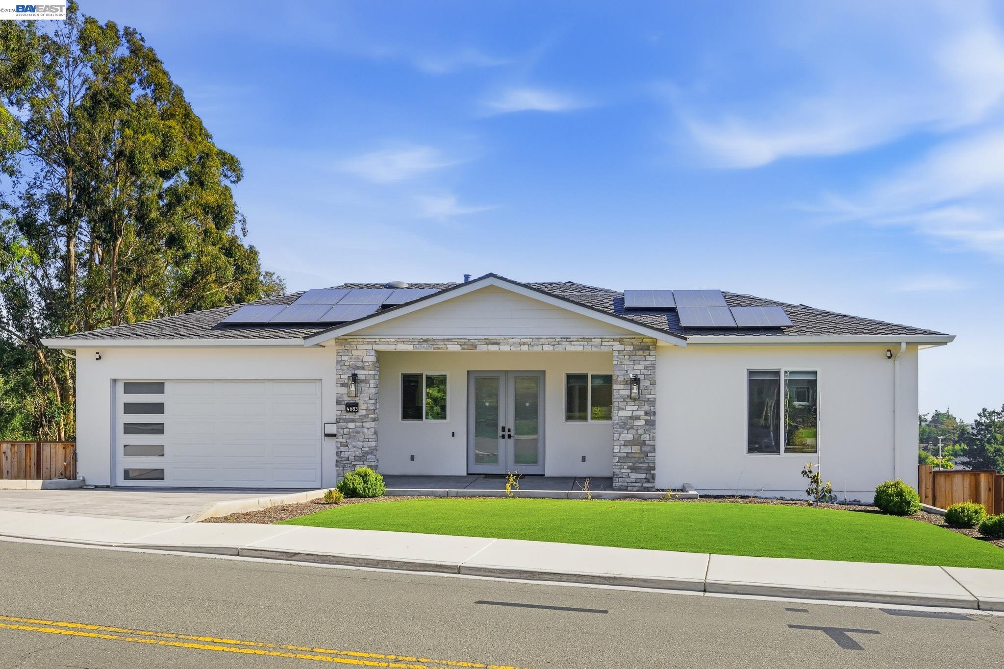 4683 Proctor Road Castro Valley, CA 94546 - Photo 88 of 88 a front view of a house with a garden and plants