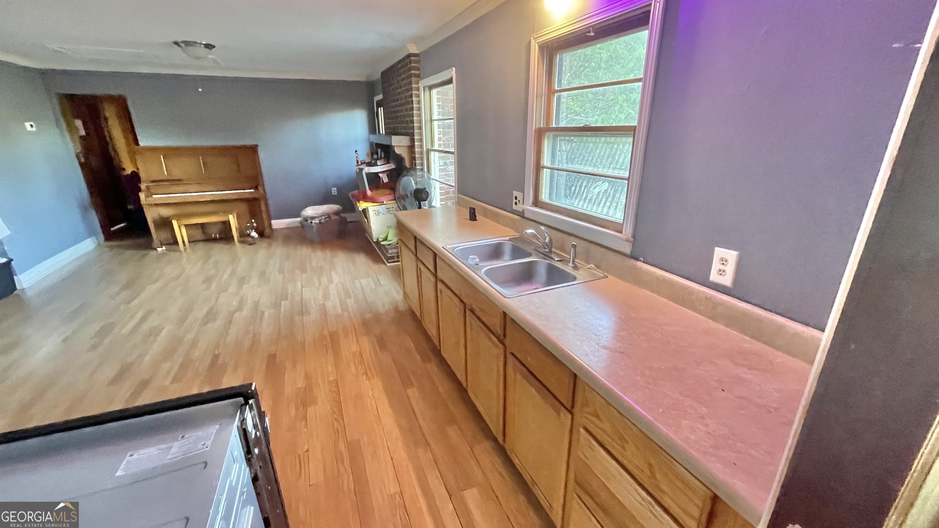 758 Jack Sharp Road Colbert, GA 30628 - Photo 5 of 14 a hallway with a large window and furniture