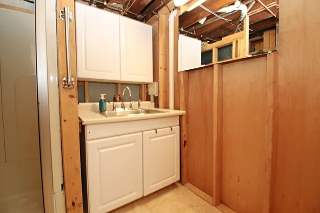 a bathroom with a toilet and a sink