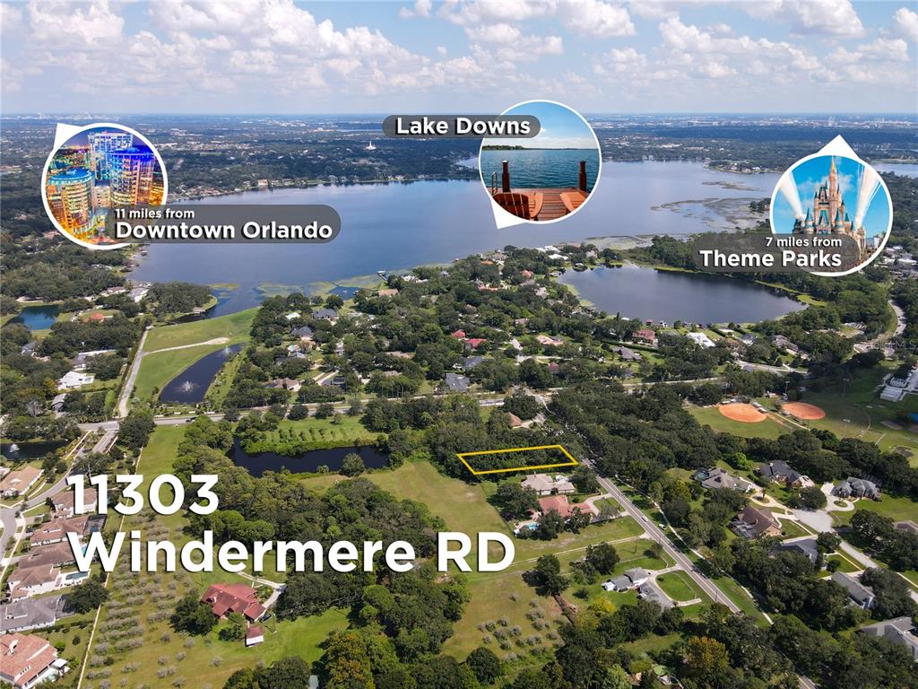 Opportunity to Build Your Dream Home in Windermere with NO HOA and NO FRONT NEIGHBORS!!!