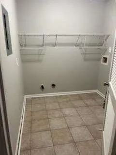 a view of a room with window