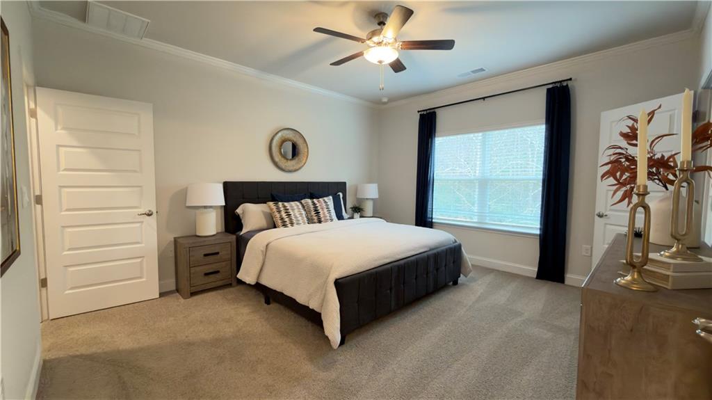 620 Bald Ridge Circle Demorest, GA 30535 - Photo 17 of 43 a bedroom with a bed and a window
