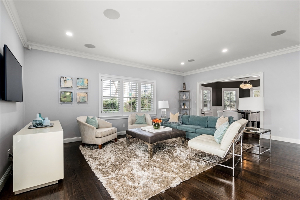 96 Oldham Road Newton, MA 02465 - Photo 7 of 40 a living room with furniture and wooden floor