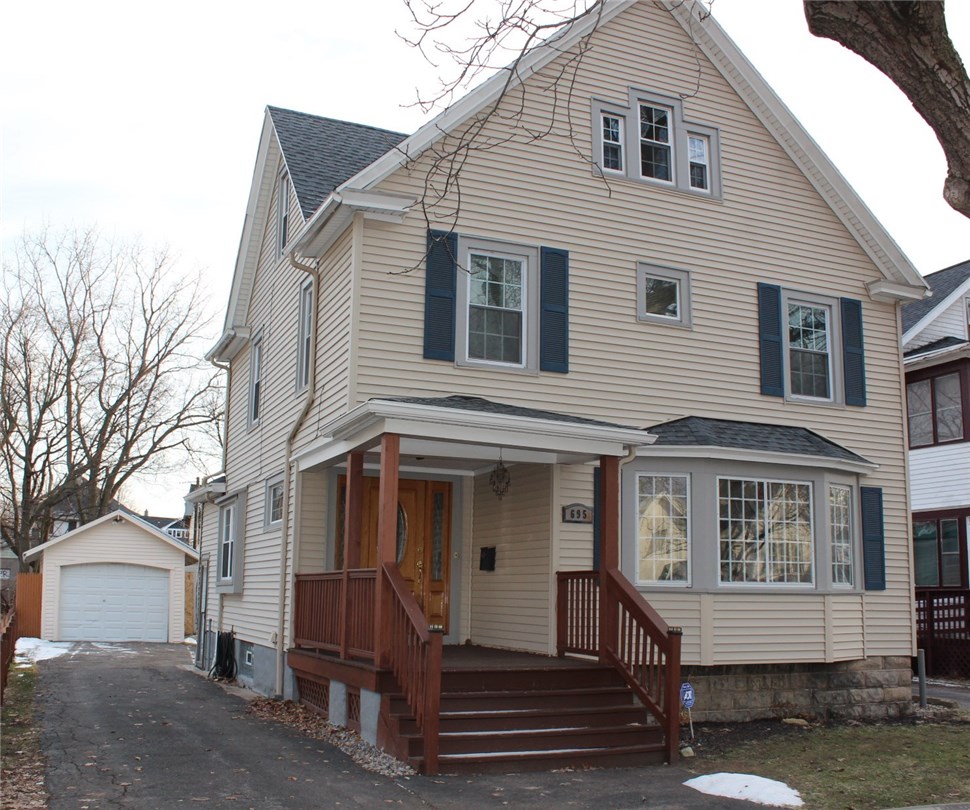 695 Chili Avenue Rochester, NY 14611 - Photo 1 of 1 Maintenance free vinyl sided home with new windows