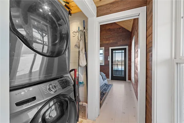 a view of washer and dryer