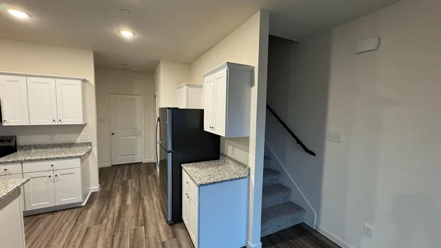 a view of a back yard from a room