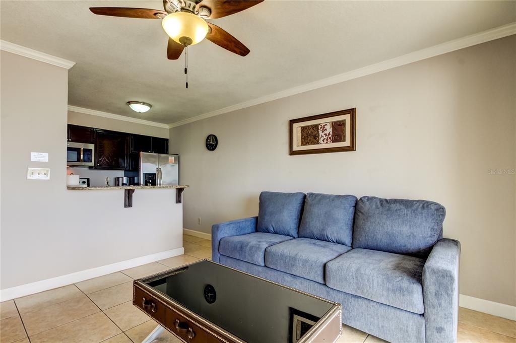 2506 North Rocky Point Drive, Unit 457 Tampa, FL 33607 - Photo 5 of 24 a living room with furniture and kitchen view