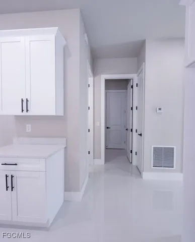 a view of an empty room