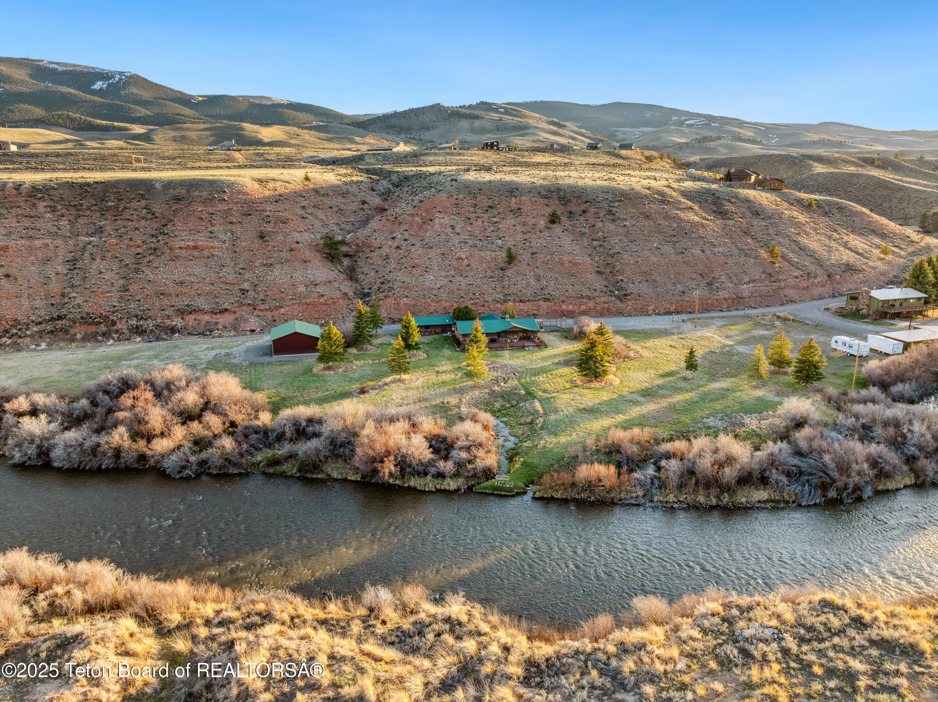 9 Warm Springs Road Dubois, WY 82513 - Photo 1 of 47 9 warm springs aerial