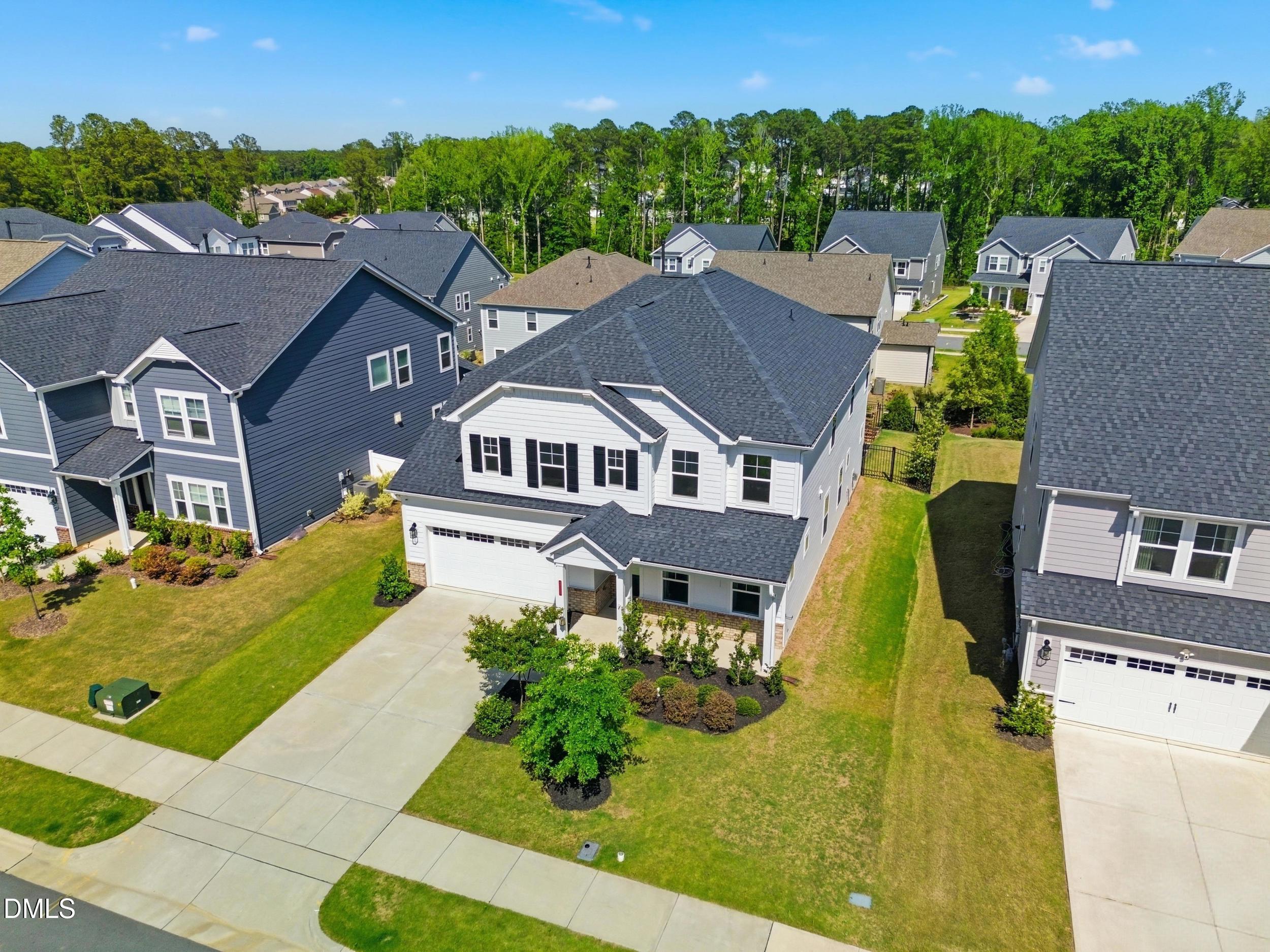 2709 Womble Ridge Drive New Hill, NC 27562 - Photo 49 of 60 an aerial view of a residential apartment building