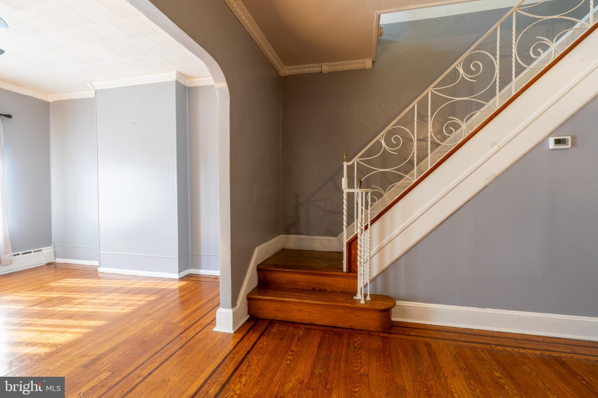 3618 Emerald Street Philadelphia, PA 19134 - Photo 5 of 34 a view of entryway with wooden floor