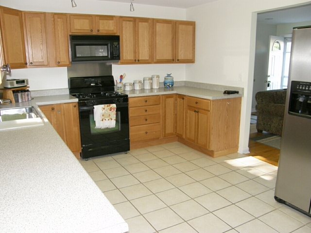 130 Bay Road Fox Lake, IL 60020 - Photo 12 of 21 a kitchen with stainless steel appliances a sink stove and cabinets