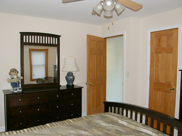 130 Bay Road Fox Lake, IL 60020 - Photo 15 of 21 a bedroom with a bed and a mirror on dresser