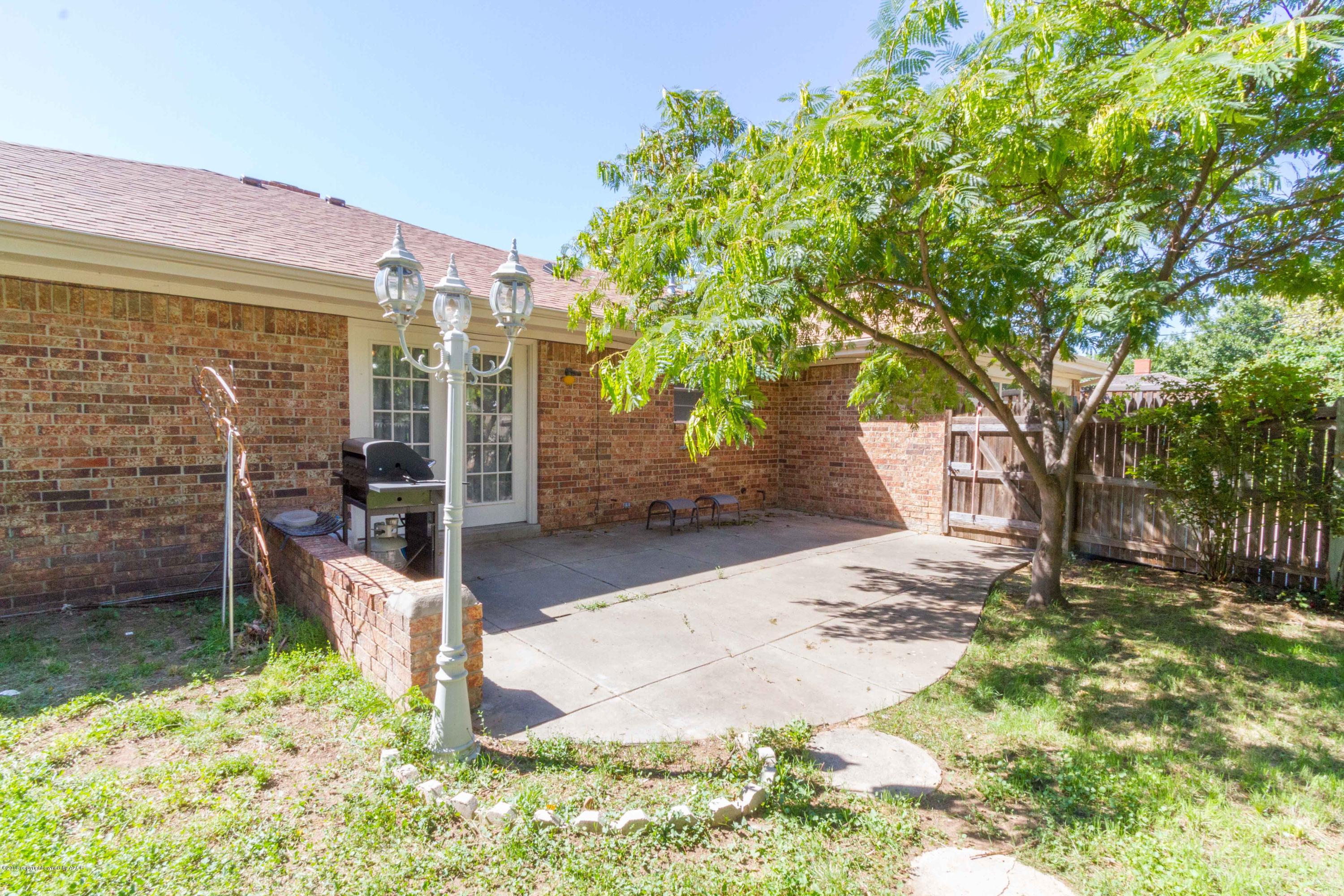 7212 Gainsborough Road Amarillo, TX 79106 - Photo 21 of 23 PATIO