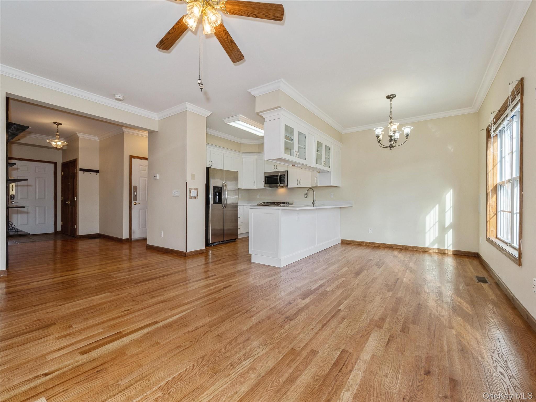 43 Aveonis Court Fishkill, NY 12524 - Photo 6 of 37 Living area, hardwood floors, ceiling fan