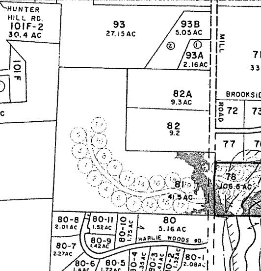 M6-l78 Plummer Mill Road Durham, ME 04222 - Photo 6 of 7 41 acre plot plan