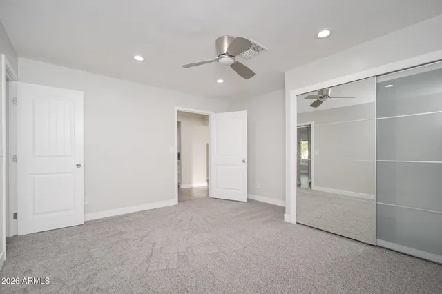 a view of an empty room