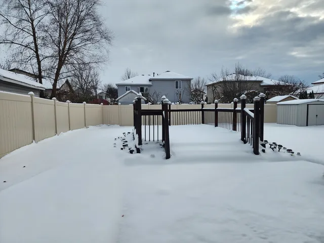 a view of a terrace with chairs