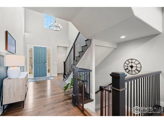 a view interior of a house with wooden floor