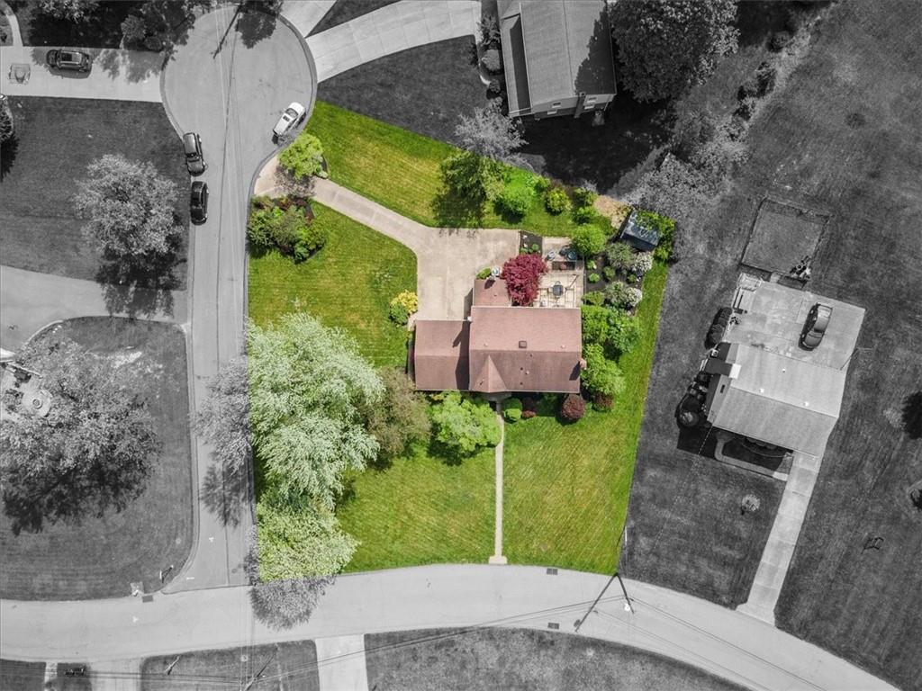1220 Rolling Meadow Road Pittsburgh, PA 15241 - Photo 39 of 46 an aerial view of a house with a yard