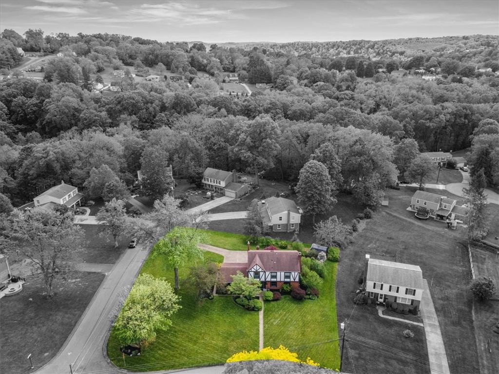 1220 Rolling Meadow Road Pittsburgh, PA 15241 - Photo 45 of 46 a aerial view of a house with a yard