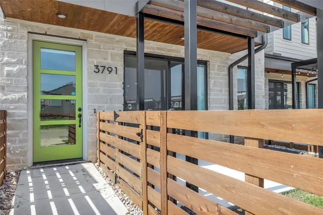 a view of a building with a window