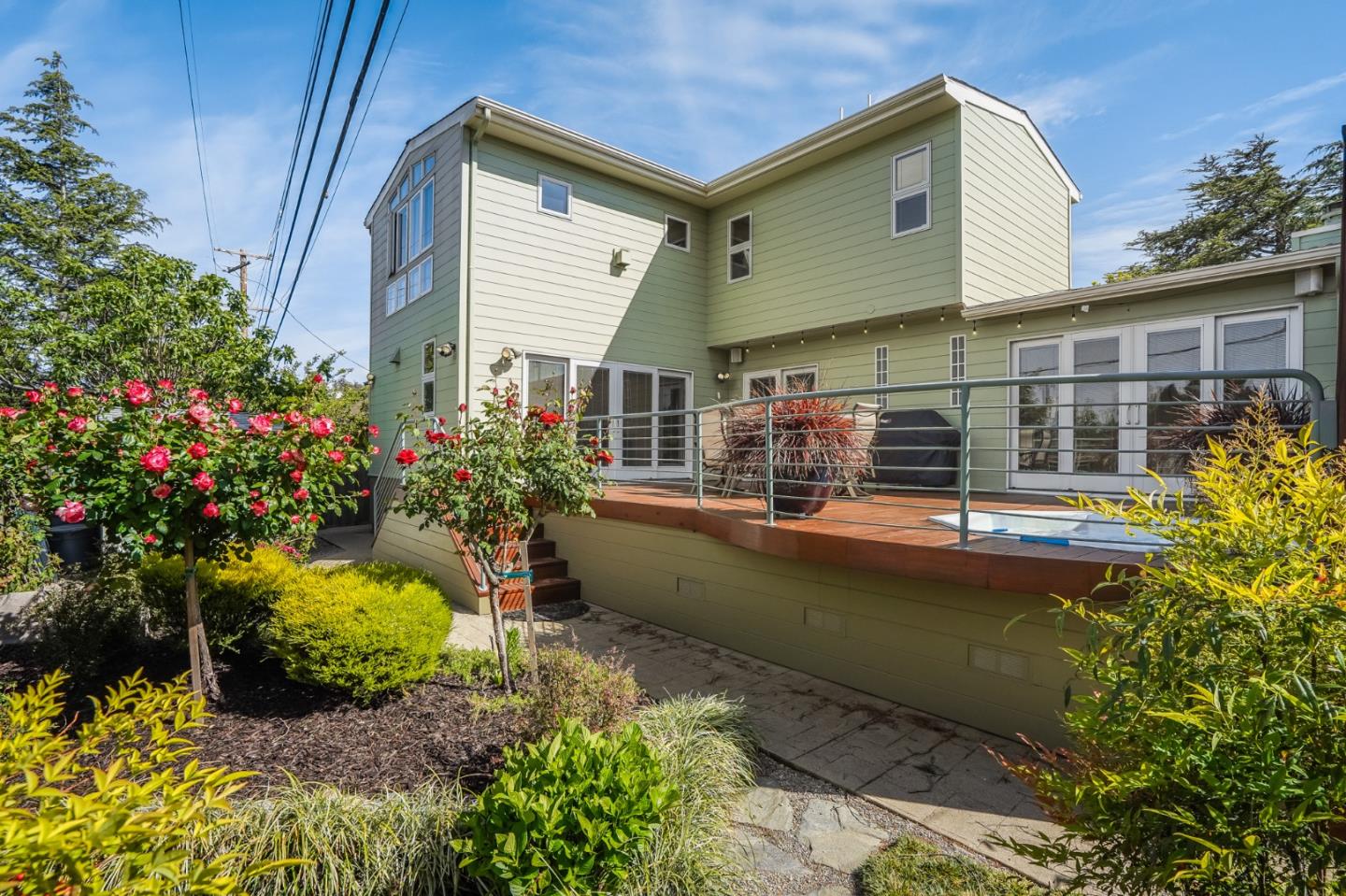 4001 Marshall Avenue San Mateo, CA 94403 - Photo 78 of 88 a view of a house with swimming pool next to a yard