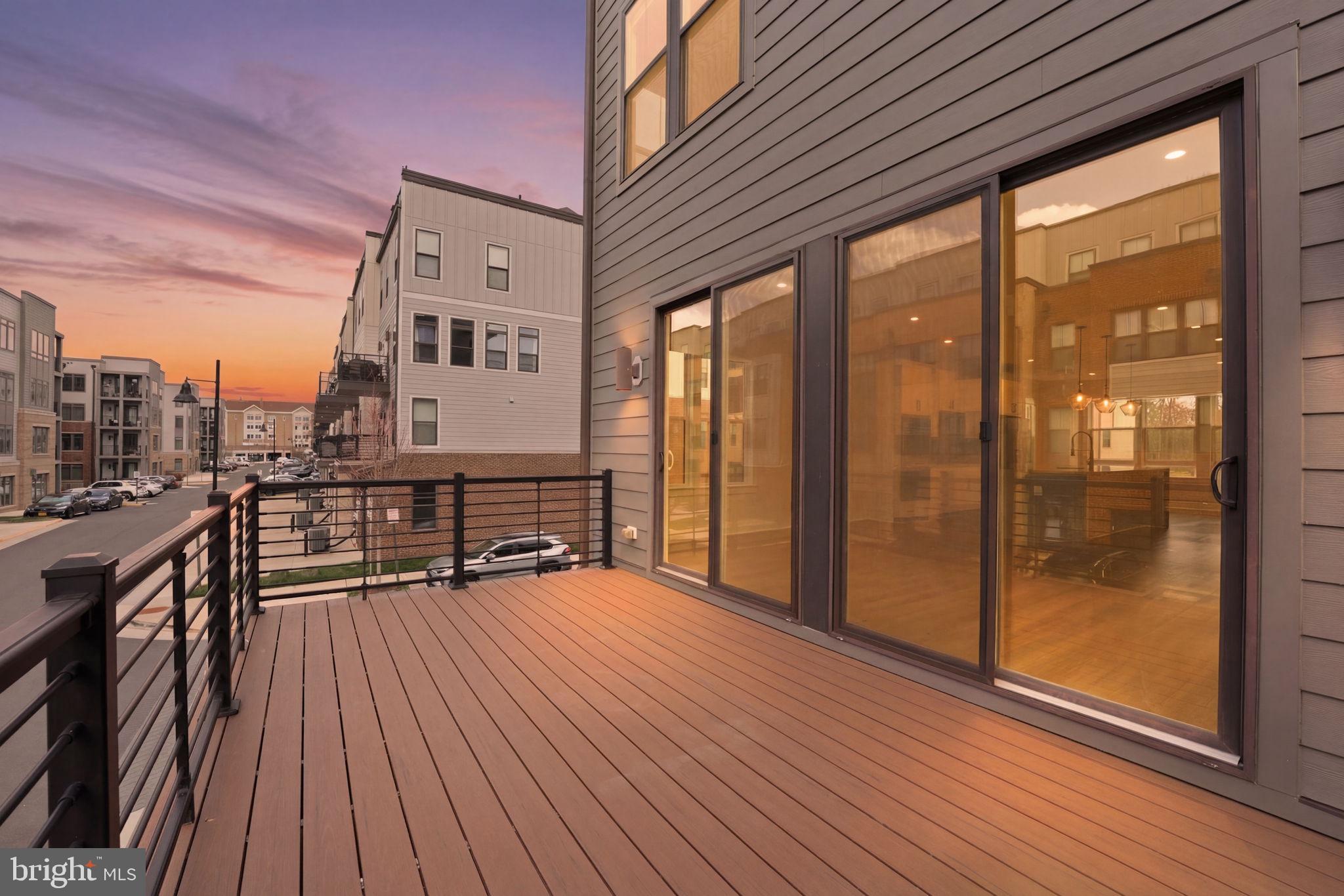 1650 Bandit Loop Reston, VA 20190 - Photo 31 of 37 Spacious deck directly off the living room
