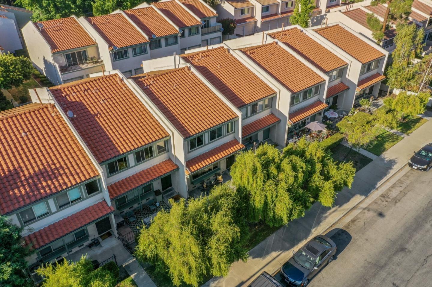 549 Giuffrida Avenue, Unit C San Jose, CA 95123 - Photo 1 of 1 an aerial view of a house with a yard and plants