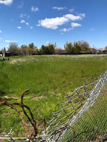 a view of a lake from a yard