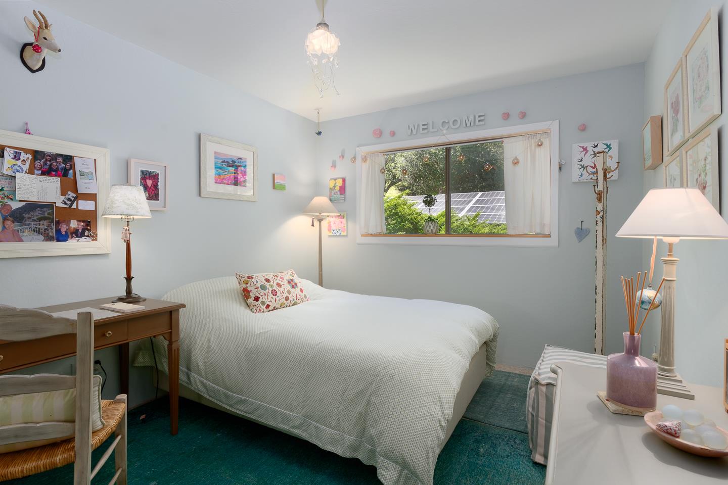 260 Rancho Soquel Drive Soquel, CA 95073 - Photo 20 of 41 a bedroom with a bed and a table in it