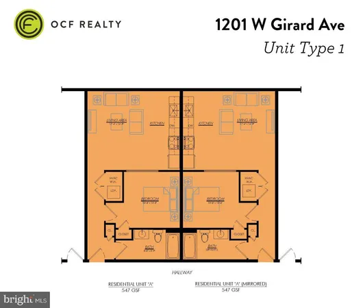 $1,329 | 1201 West Girard Avenue, Unit ONE BEDROOM, Philadelphia, PA 19123
