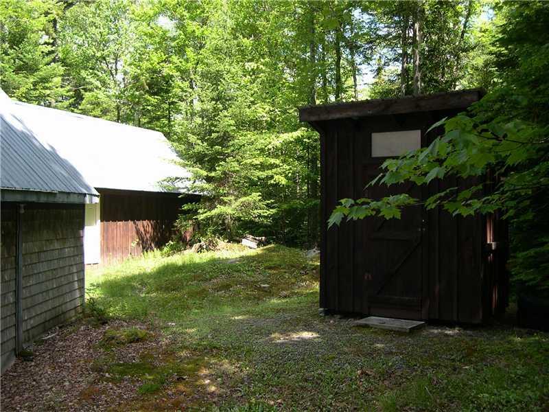 96 Bald Mountain Road Rangeley, ME 04964 - Photo 11 of 14 Yard/Garden. Rear of camp, outhouse...