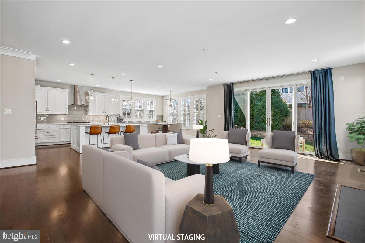 1462 Spring Vale Avenue McLean, VA 22101 - Photo 9 of 25 Spacious modern living area with light.