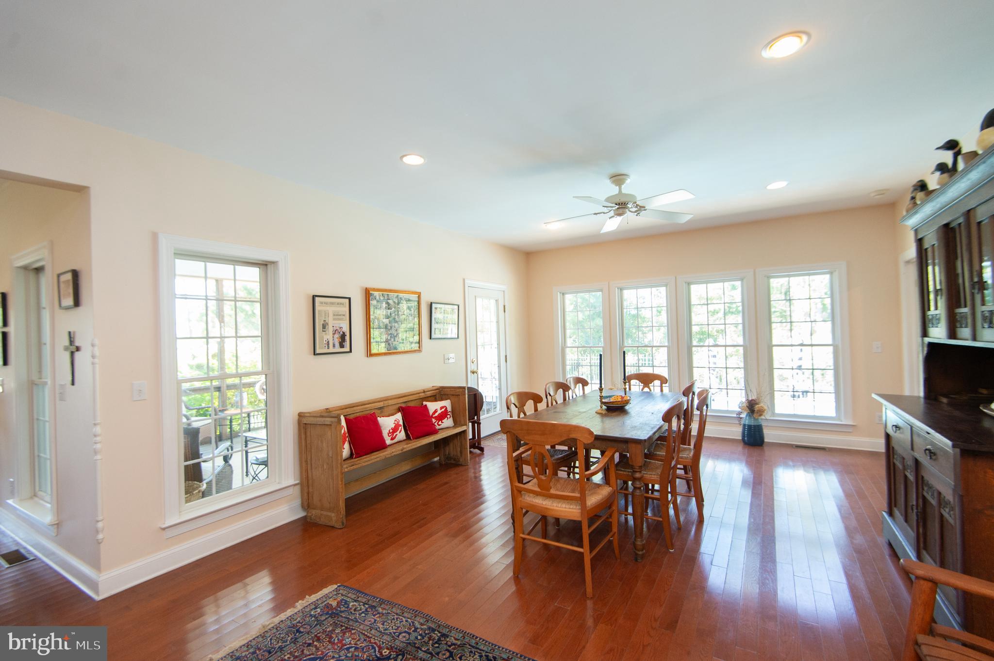 5332 Ragged Point Road Cambridge, MD 21613 - Photo 12 of 65 Breakfast Room is spacious and connects to porch