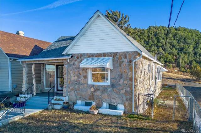 a view of a house with a patio