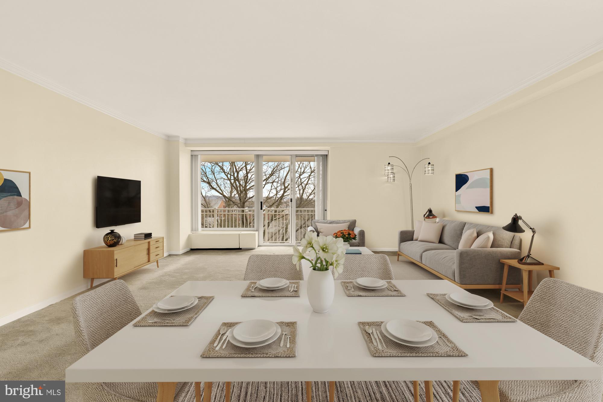 1435 4th Street Southwest, Unit B505 Washington, DC 20024 - Photo 3 of 43 Dining Vitually Staged