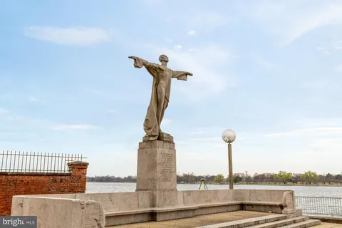 a view of a food mall next to a road