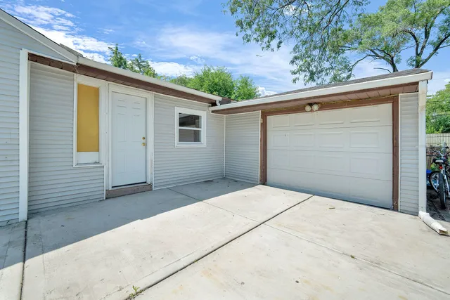 a backyard of a house