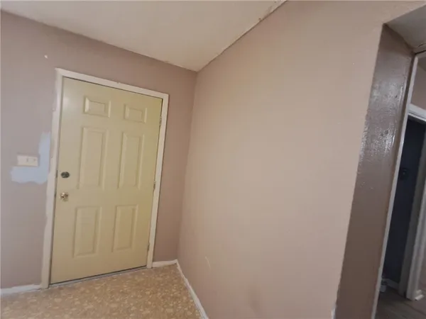 a view of closet area